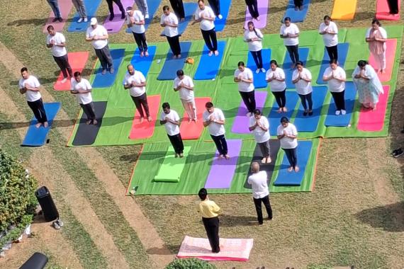 Celebration of International Yoga Day at PESO Headquarters, Nagpur on 21 Jun 2025